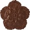 Ekena Millwork Shell Ceiling Medallion, Hand-Painted Copper Penny, 25 5/8"OD x 1"P CM25SHCPS - alternate 1